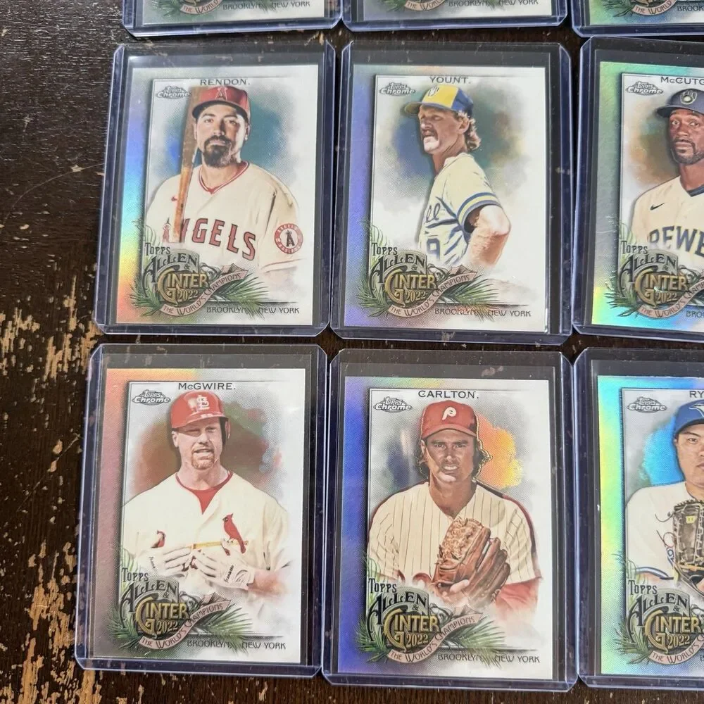 2022 Allen Ginter Chome Refractors 25 Card Lot NM w Ohtani #58 Top Loaded No Dup